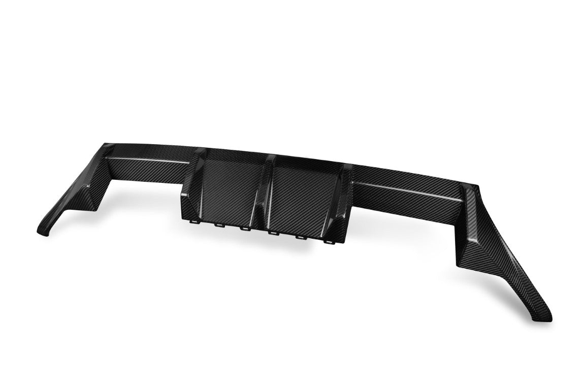 BMW M2 M2C G87 2023 2024 with Aftermarket Parts - OE Style / Side Quad Exit Rear Diffuser Pre-preg Carbon Fiber from Aero Republic