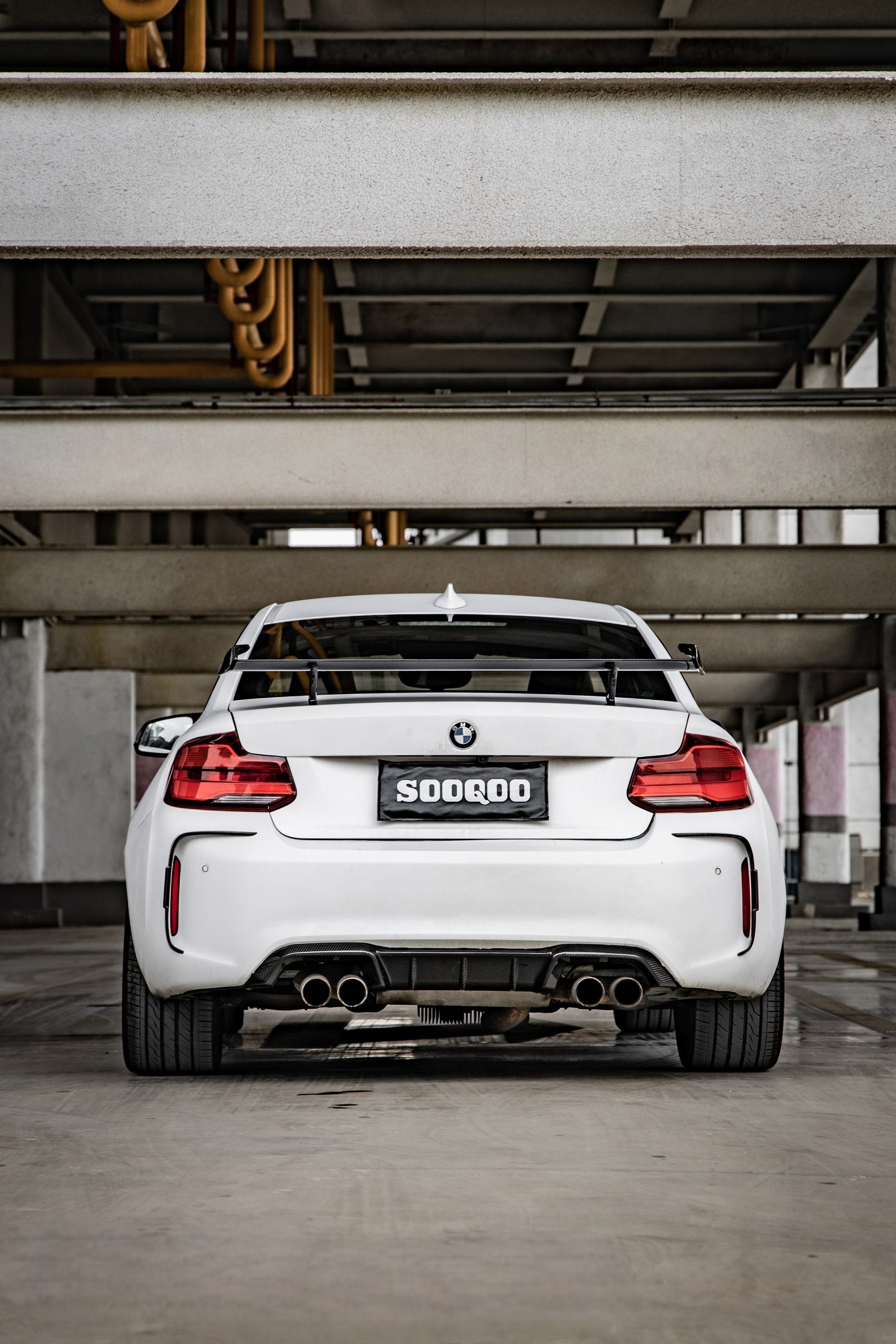 BMW M2 M2C G87 2023-ON & 2 Series M240 230 G42 2022-ON with Aftermarket Parts - MP Style Rear Spoiler Wing Pre-preg Carbon Fiber from Aero Republic