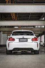 BMW M2 M2C G87 2023-ON & 2 Series M240 230 G42 2022-ON with Aftermarket Parts - MP Style Rear Spoiler Wing Pre-preg Carbon Fiber from Aero Republic