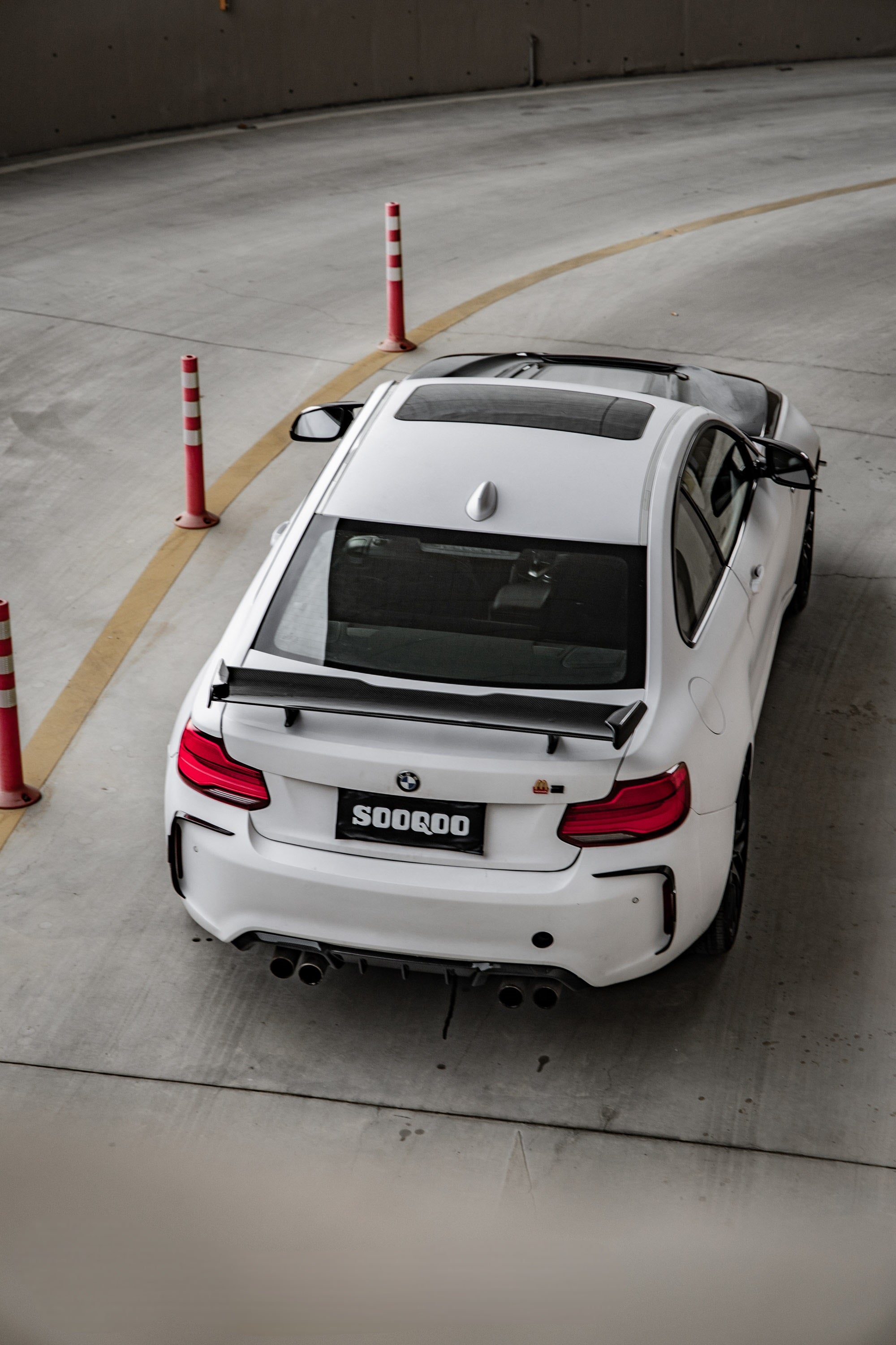 BMW M2 M2C G87 2023-ON & 2 Series M240 230 G42 2022-ON with Aftermarket Parts - MP Style Rear Spoiler Wing Pre-preg Carbon Fiber from Aero Republic