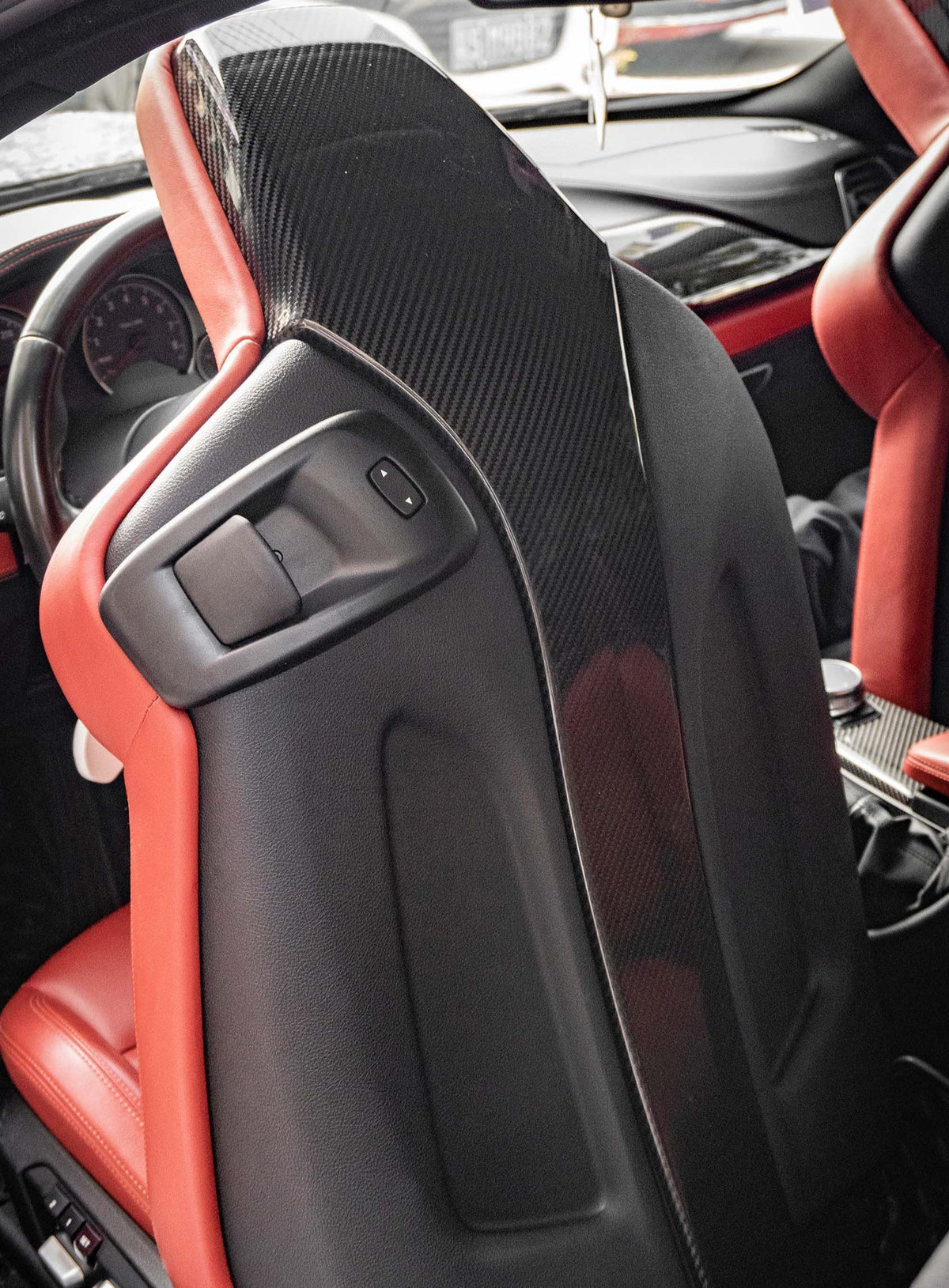 BMW M2 M2C M2CS F87 2016 2017 2018 2019 2020 2021 with Aftermarket Parts - OE Style Seat-back Cover?Carbon Fiber / FRP from Aero Republic