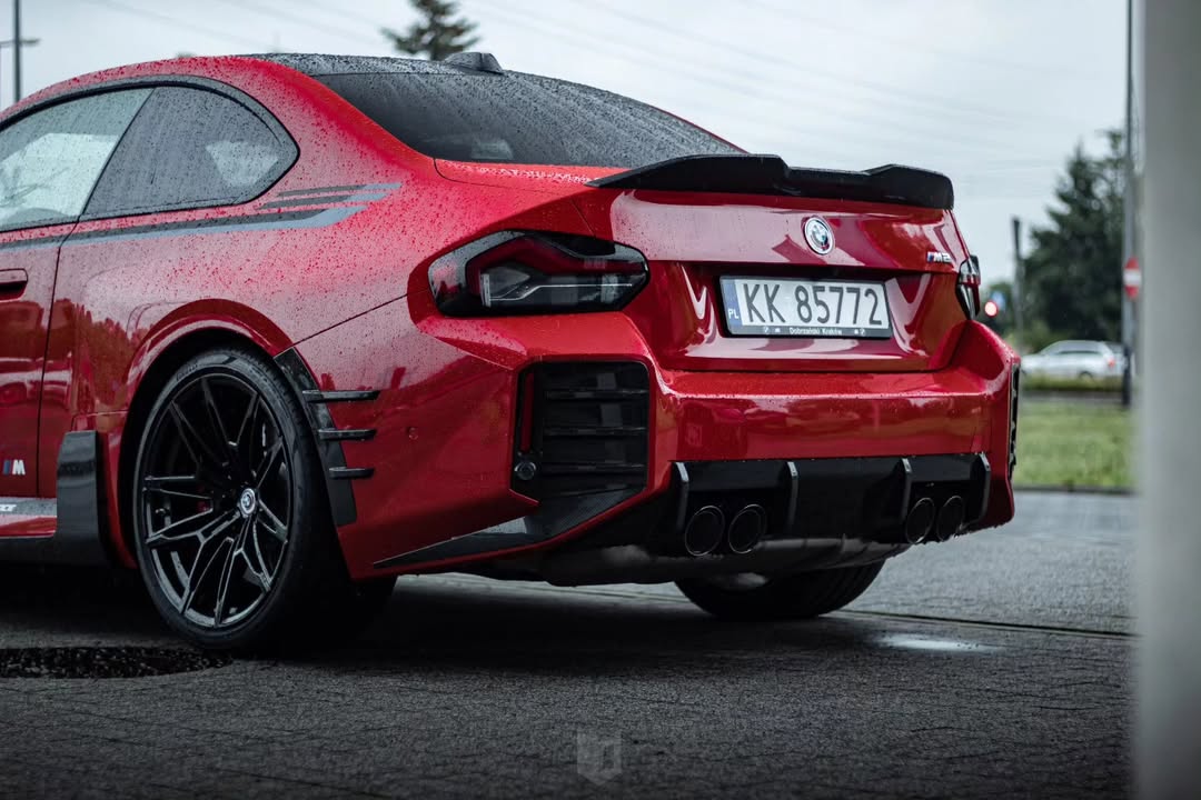 BMW M2 M2C G87 2023 2024 & 2 Series M240 230 G42 2022 2023 2024 with Aftermarket Parts - MP Style Rear Lip Spoiler Pre-preg Carbon Carbon Fiber from Aero Republic