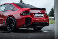BMW M2 M2C G87 2023 2024 with Aftermarket Parts - MP Style Front Fender Vent Trim Pre-preg Carbon Fiber from Aero Republic