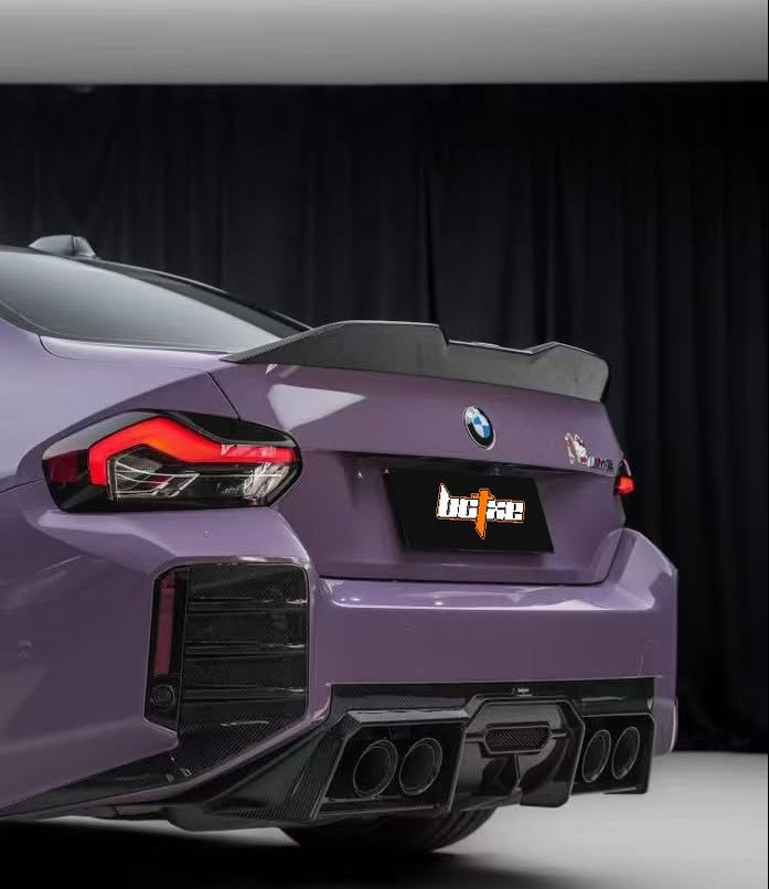 BMW M2 M2C G87 2023 2024 & 2 Series M240 230 G42 2022 2023 2024 with Aftermarket Parts - MP?Style Rear Lip Spoiler Pre-preg Carbon Carbon Fiber from Aero Republic