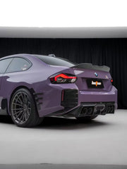 BMW M2 M2C G87 2023 2024 with Aftermarket Parts - MP Style Rear Bumper Side Spats Valance Trim Pre-preg Carbon Fiber from Aero Republic