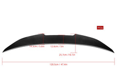 BMW M3 E90 2007 2008 2009 2010 2011 2012 2013 & 3 Series E90 (Both Fits Pre-LCI & LCI) 2006 2007 2008 2009 2010 2011 2012 with Aftermarket Parts - PSM Style Rear Lip Spoiler?Carbon Fiber from Aero Republic