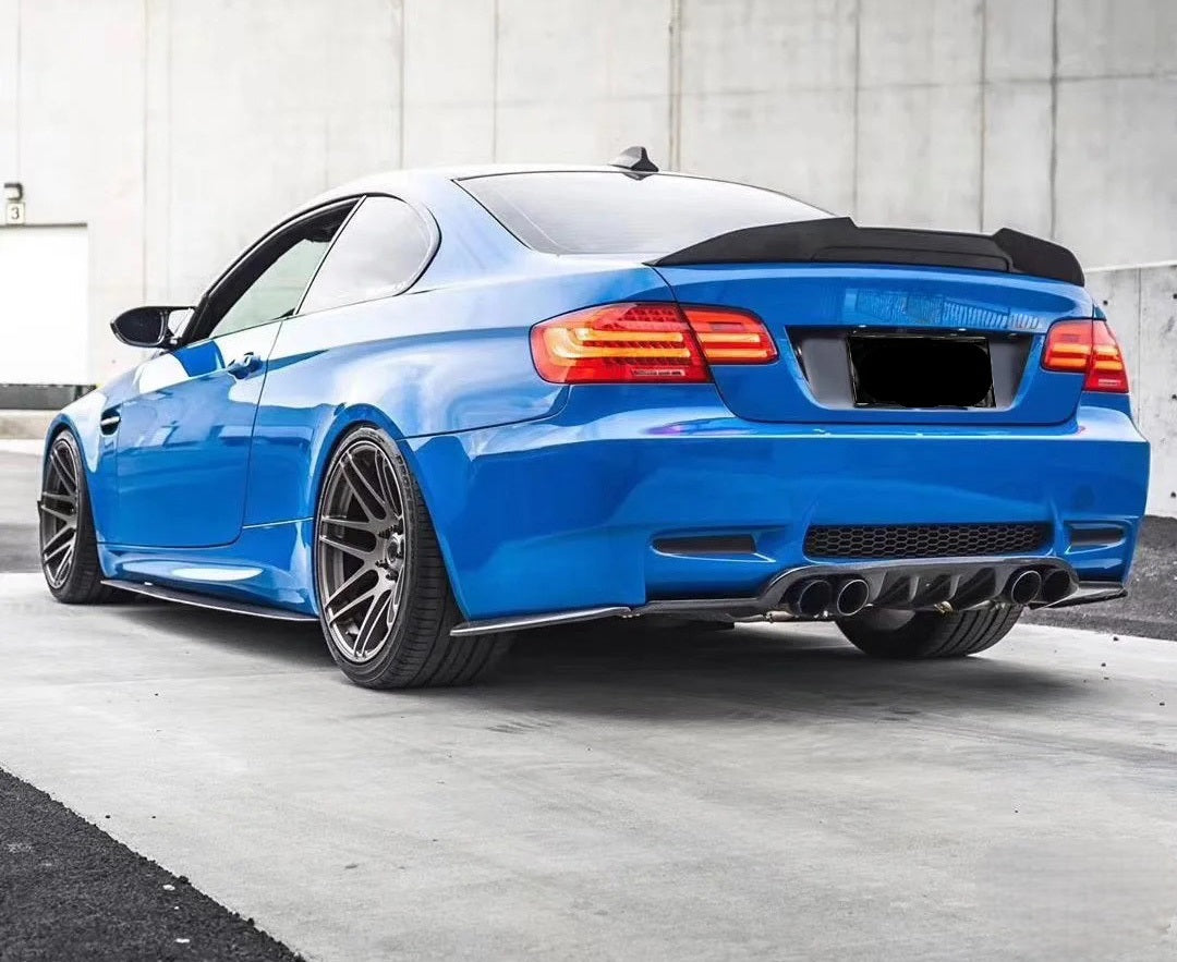 BMW M3 E92 2007 2008 2009 2010 2011 2012 2013 & 3 Series E92 (Both Fits Pre-LCI & LCI) 2006 2007 2008 2009 2010 2011 2012 with Aftermarket Parts - PSM Style Rear Lip Spoiler?Carbon Fiber from Aero Republic