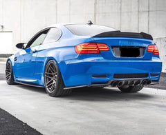 BMW M3 E92 2007 2008 2009 2010 2011 2012 2013 & 3 Series E92 (Both Fits Pre-LCI & LCI) 2006 2007 2008 2009 2010 2011 2012 with Aftermarket Parts - PSM Style Rear Lip Spoiler?Carbon Fiber from Aero Republic