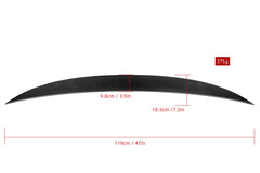 BMW M3 E92 2007 2008 2009 2010 2011 2012 2013 & 3 Series E92 (Both Fits Pre-LCI & LCI) 2006 2007 2008 2009 2010 2011 2012 with Aftermarket Parts - P Style Rear Lip Spoiler?Carbon Fiber from Aero Republic