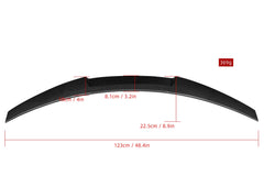 BMW M3 E93 2007 2008 2009 2010 2011 2012 2013 &?3 Series E93 (Both Fits Pre-LCI & LCI) 2006 2007 2008 2009 2010 2011 2012 with Aftermarket Parts - M4 Style Rear Lip Spoiler?Carbon Fiber from Aero Republic