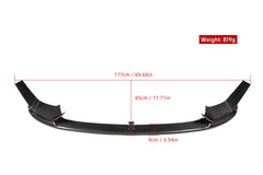 BMW M3 M3C M3CS F80 F81 2014 2015 2016 2017 2018 & M4 M4C M4CS M4CSL F82 F83 2014 2015 2016 2017 2018 2019 2020 with Aftermarket Parts - MP Style Front Lip?Pre-preg Carbon?Fiber from Aero Republic