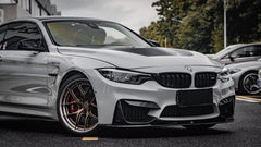 BMW M3 M3C M3CS F80 F81 2014 2015 2016 2017 2018 & M4 M4C M4CS M4CSL F82 F83 2014 2015 2016 2017 2018 2019 2020 with Aftermarket Parts - MP Style Front Lip?Pre-preg Carbon?Fiber from Aero Republic