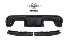 BMW M3CS M3C M3 G80 G81 & M4CS M4C M4 G82 G83 2021-ON with Aftermarket Parts - B Style (Without Light) Rear Diffuser & Rear Canards Pre-preg Carbon Fiber from Aero Republic