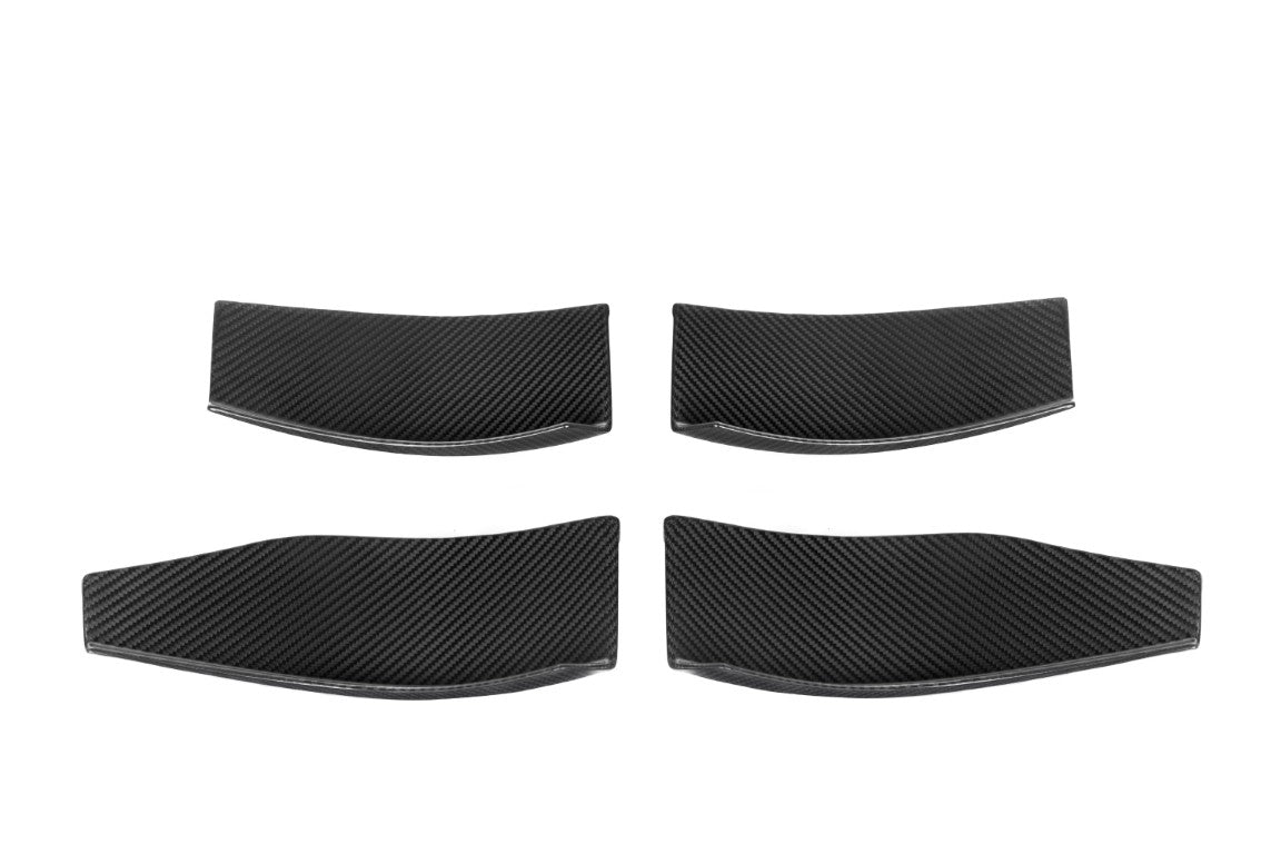 BMW M3CS M3C M3 G80 G81 & M4CS M4C M4 G82 G83 2021-ON with Aftermarket Parts - GT4 Style Front Canards Pre-preg Carbon Fiber from Aero Republic