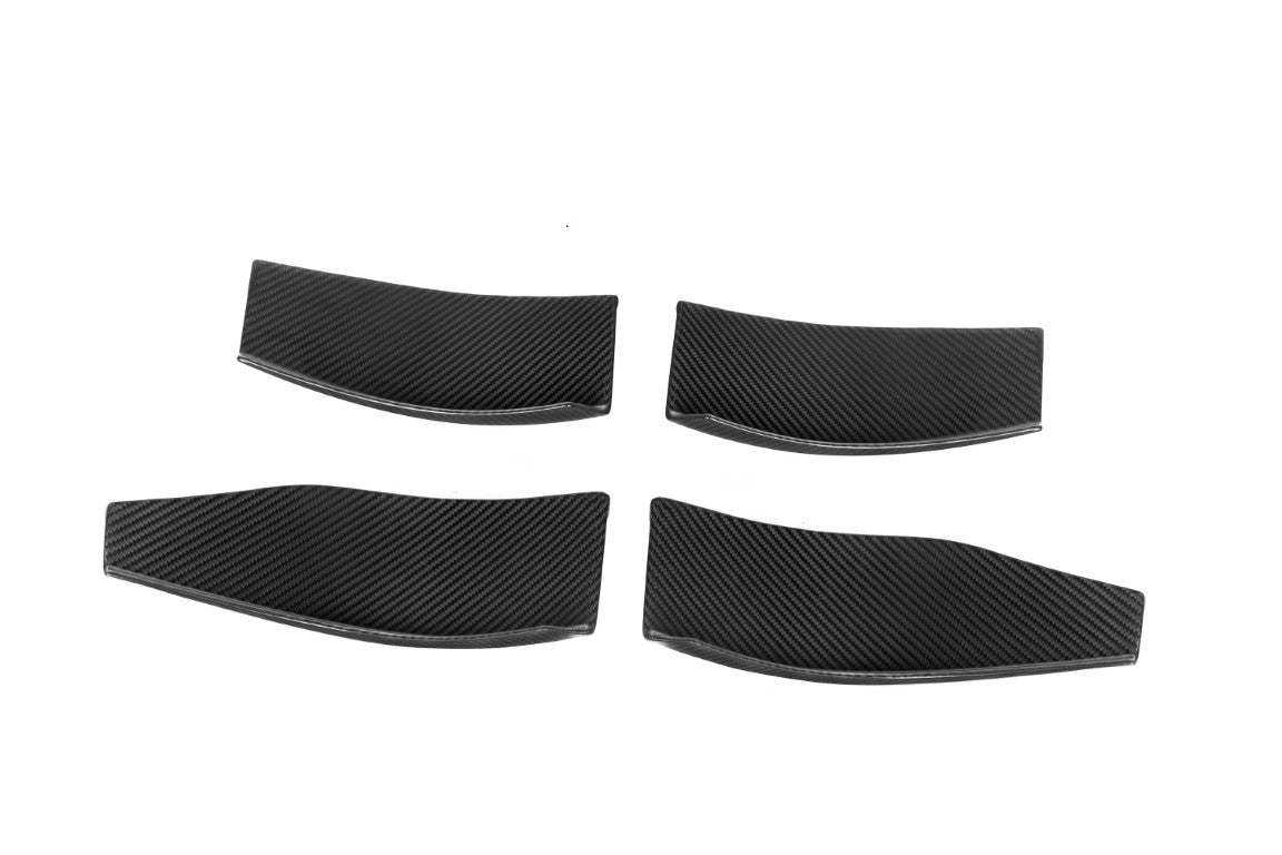 BMW M3CS M3C M3 G80 G81 & M4CS M4C M4 G82 G83 2021-ON with Aftermarket Parts - GT4 Style Front Canards Pre-preg Carbon Fiber from Aero Republic