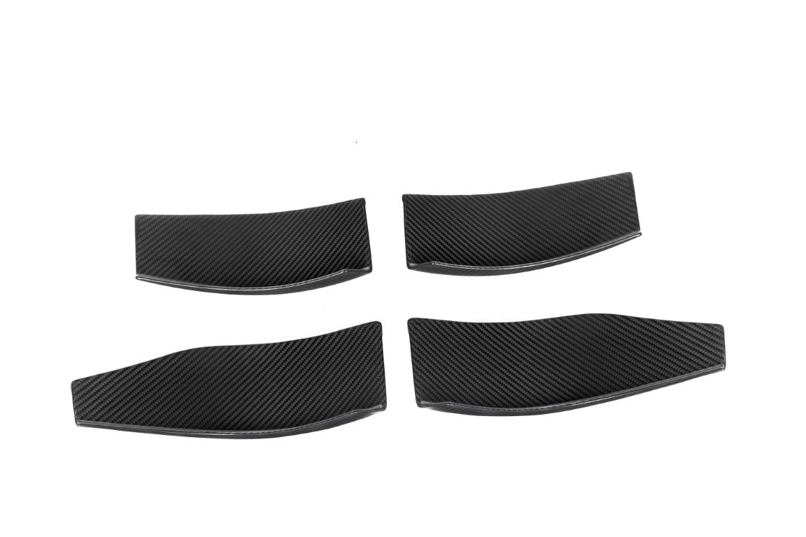 BMW M3CS M3C M3 G80 G81 & M4CS M4C M4 G82 G83 2021-ON with Aftermarket Parts - GT4 Style Front Canards Pre-preg Carbon Fiber from Aero Republic