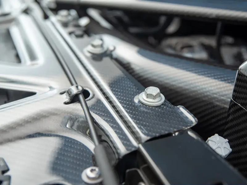 BMW M3 M3C G80 & M4 M4C G82 G83 2021-ON with Aftermarket Parts - Front Upper Radiator Cooling Plate Dry Pre-preg Carbon Fiber from Aero Republic