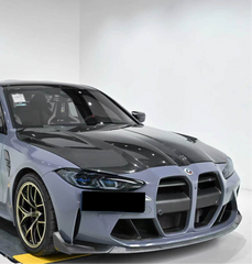 BMW M3CS M3C M3 G80 G81 2021-ON & M4CSL M4CS M4C M4 G82 G83 2021-ON with Aftermarket Parts - Adr Style Hood Bonnet Dry Pre-preg Carbon Fiber from Aero Republic