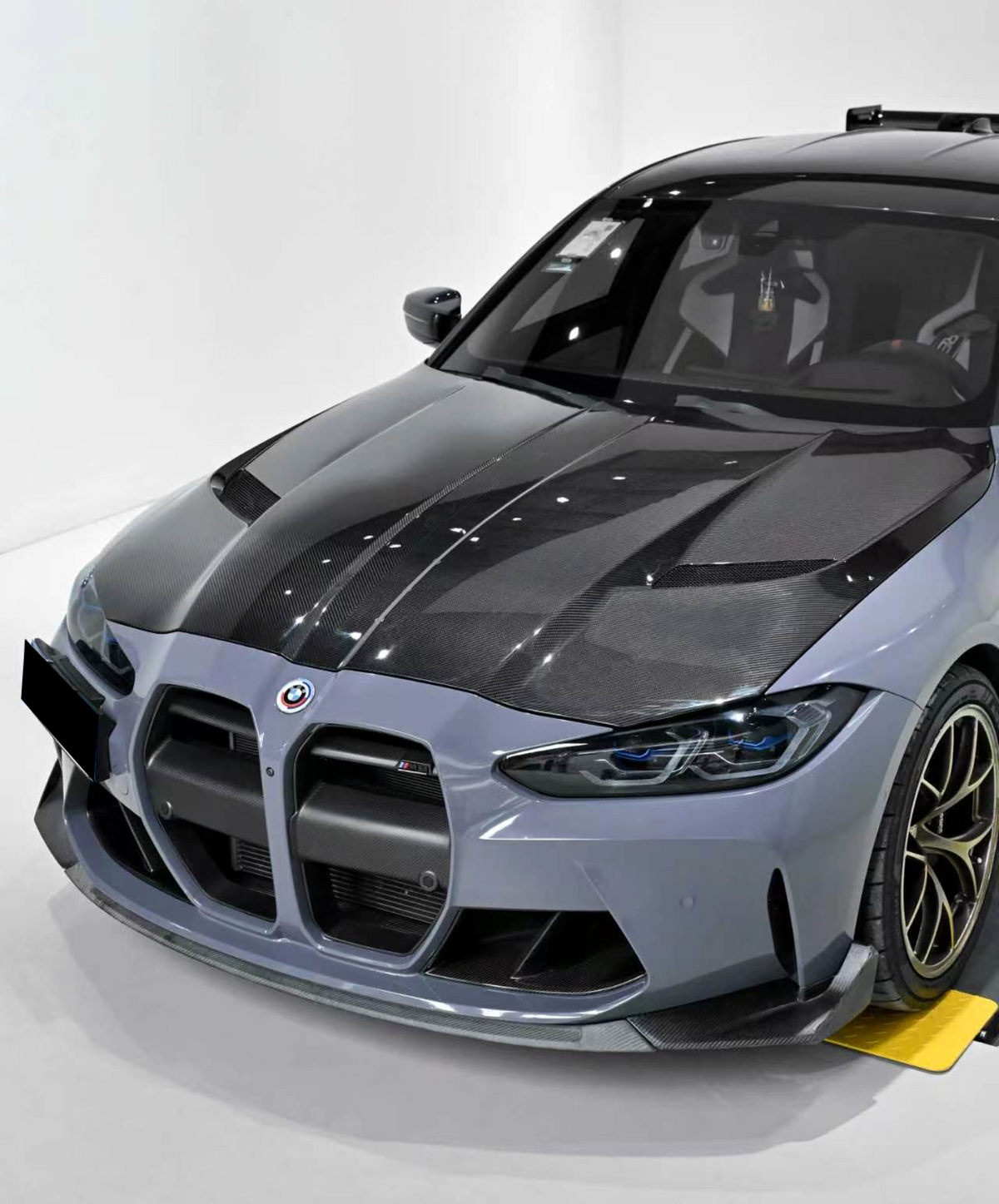 BMW M3CS M3C M3 G80 G81 2021-ON & M4CSL M4CS M4C M4 G82 G83 2021-ON with Aftermarket Parts - Adr Style Hood Bonnet Dry Pre-preg Carbon Fiber from Aero Republic