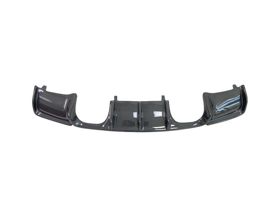 BMW M3 E92 E93 2007 2008 2009 2010 2011 2012 2013 with Aftermarket Parts - Vor Style Rear Diffuser Carbon Fiber from Aero Republic
