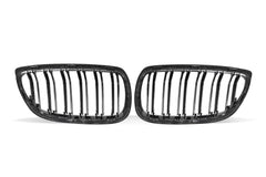 BMW M3 E92 E93 Pre-LCI 2006 2007 2008 with Aftermarket Parts - Dual Slat Front Kidney Grill Pre-preg Carbon Fiber from Aero Republic