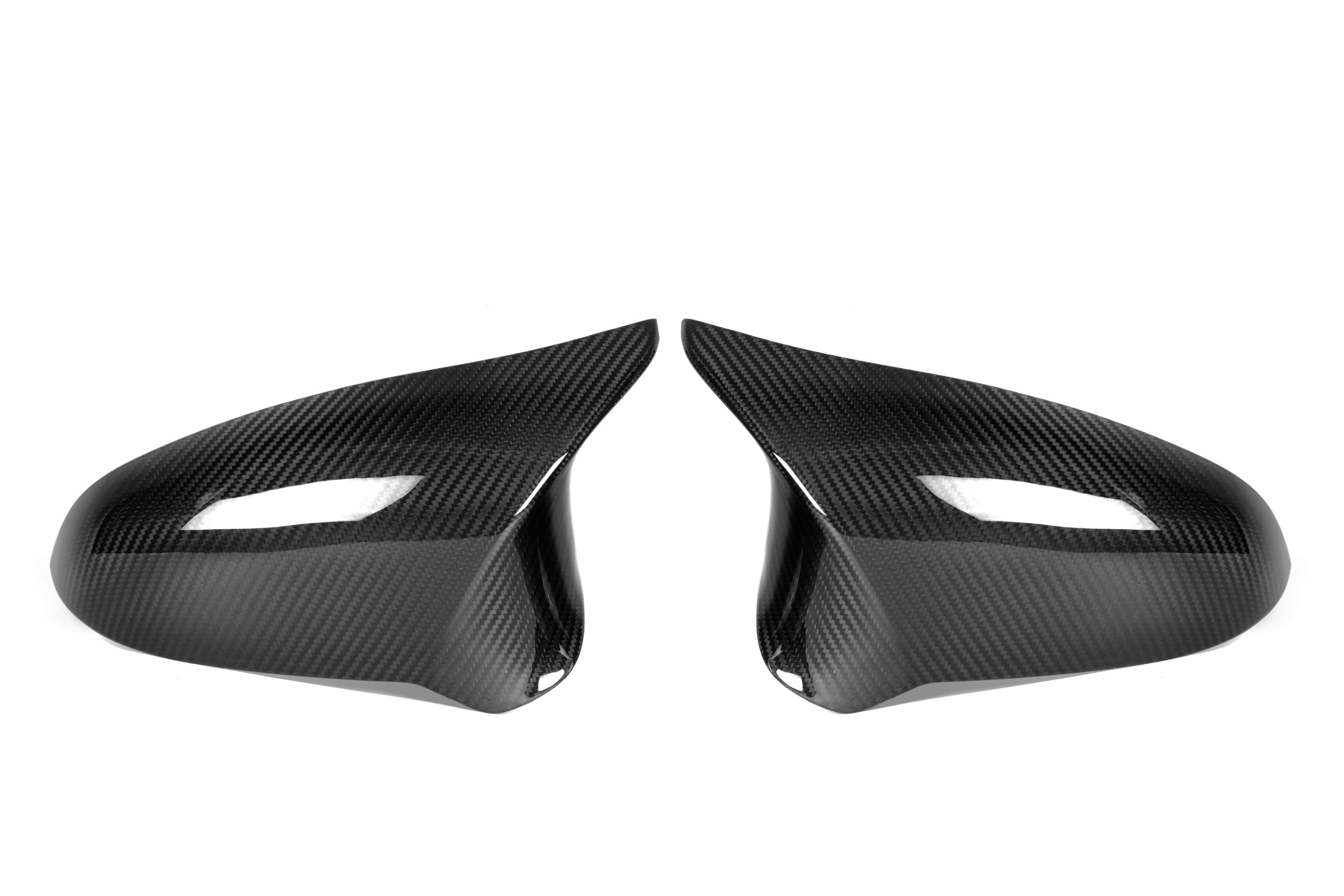 BMW M2C M2CS F87 2019 2020 2021 LHD & RHD (Left & Right Hand Drive) with Aftermarket Parts - OE Style Replacement Mirror Caps Pre-preg Carbon Fiber from Aero Republic