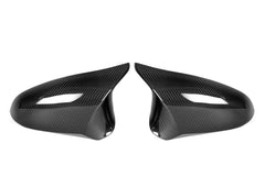 BMW M2C M2CS F87 2019 2020 2021 LHD & RHD (Left & Right Hand Drive) with Aftermarket Parts - OE Style?Replacement Mirror Caps Pre-preg Carbon Fiber from Aero Republic