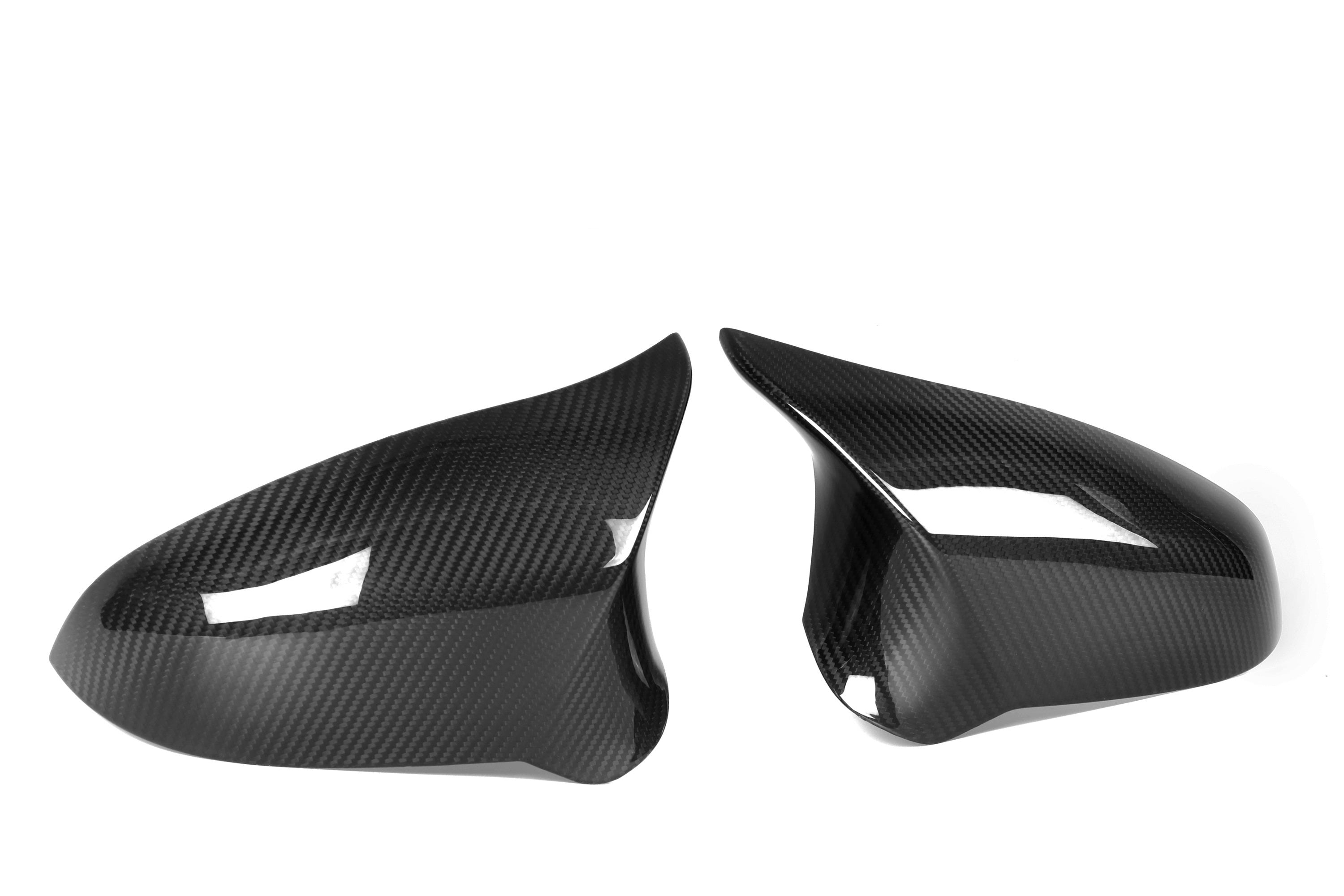 BMW M2C M2CS F87 2019 2020 2021 LHD & RHD (Left & Right Hand Drive) with Aftermarket Parts - OE Style Replacement Mirror Caps Pre-preg Carbon Fiber from Aero Republic