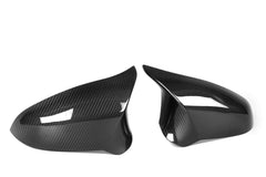 BMW M2C M2CS F87 2019 2020 2021 LHD & RHD (Left & Right Hand Drive) with Aftermarket Parts - OE Style Replacement Mirror Caps Pre-preg Carbon Fiber from Aero Republic