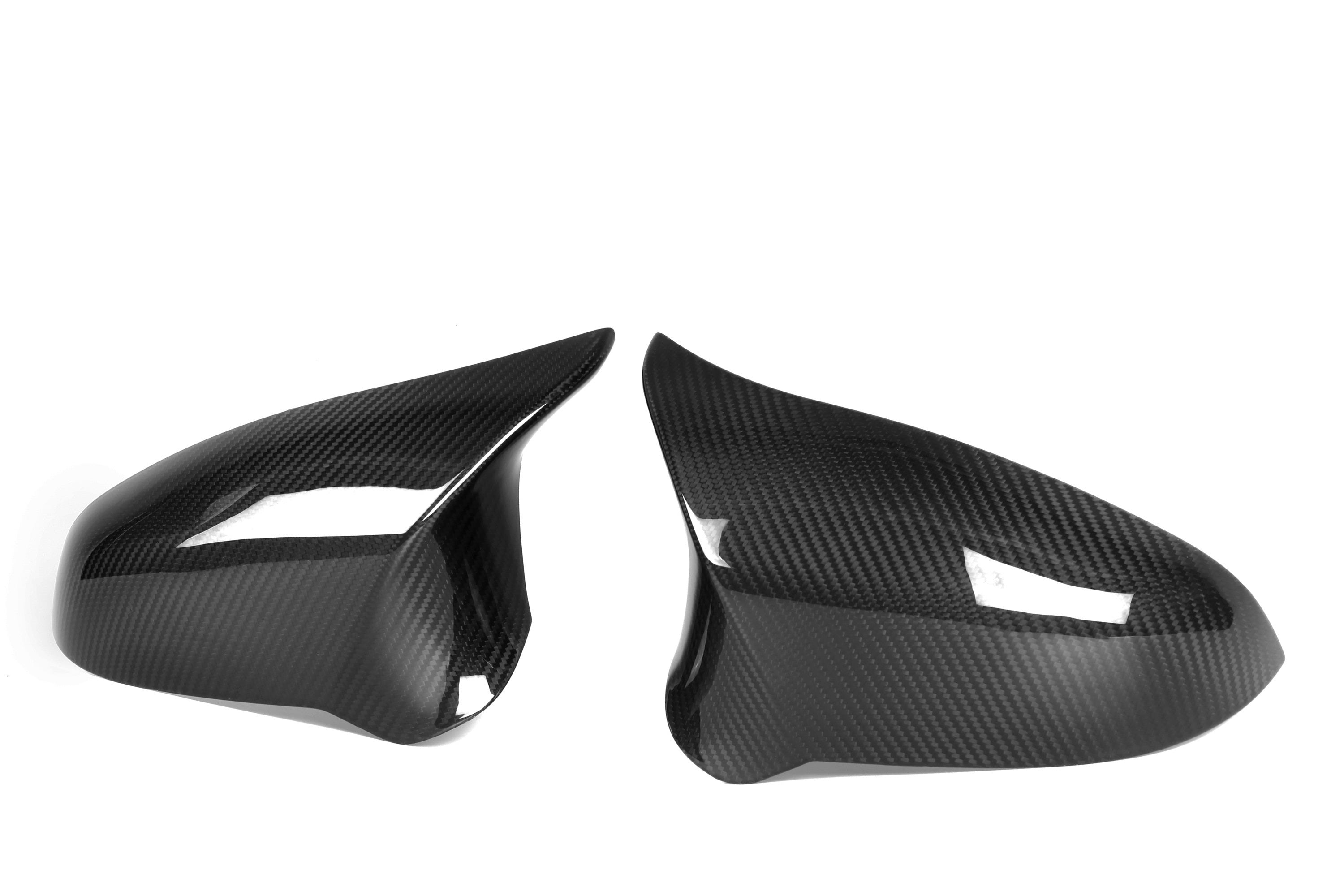 BMW M2C M2CS F87 2019 2020 2021 LHD & RHD (Left & Right Hand Drive) with Aftermarket Parts - OE Style Replacement Mirror Caps Pre-preg Carbon Fiber from Aero Republic