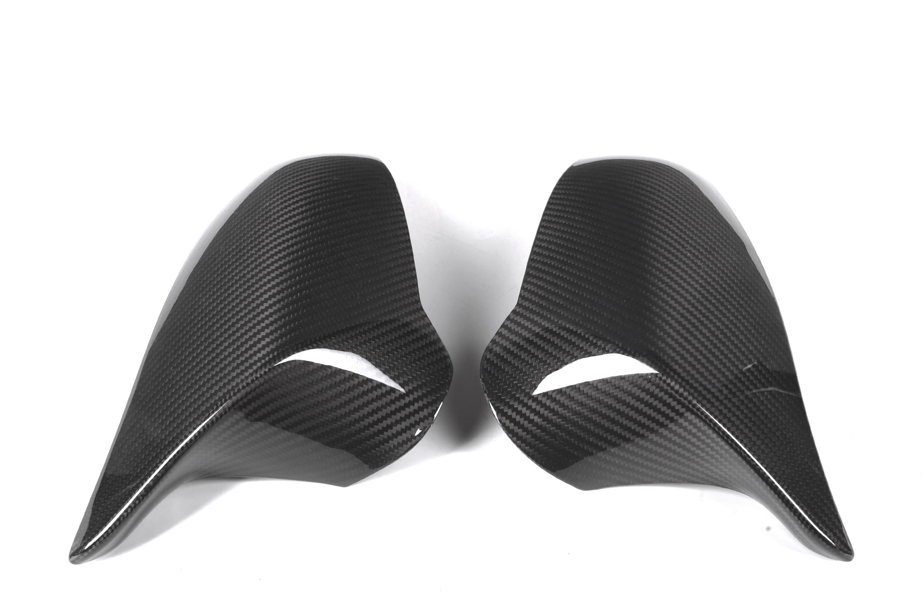 BMW M2C M2CS F87 2019 2020 2021 LHD & RHD (Left & Right Hand Drive) with Aftermarket Parts - OE Style Replacement Mirror Caps Pre-preg Carbon Fiber from Aero Republic