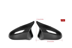 BMW M2C M2CS F87 2019 2020 2021 LHD & RHD (Left & Right Hand Drive) with Aftermarket Parts - OE Style?Replacement Mirror Caps Pre-preg Carbon Fiber from Aero Republic