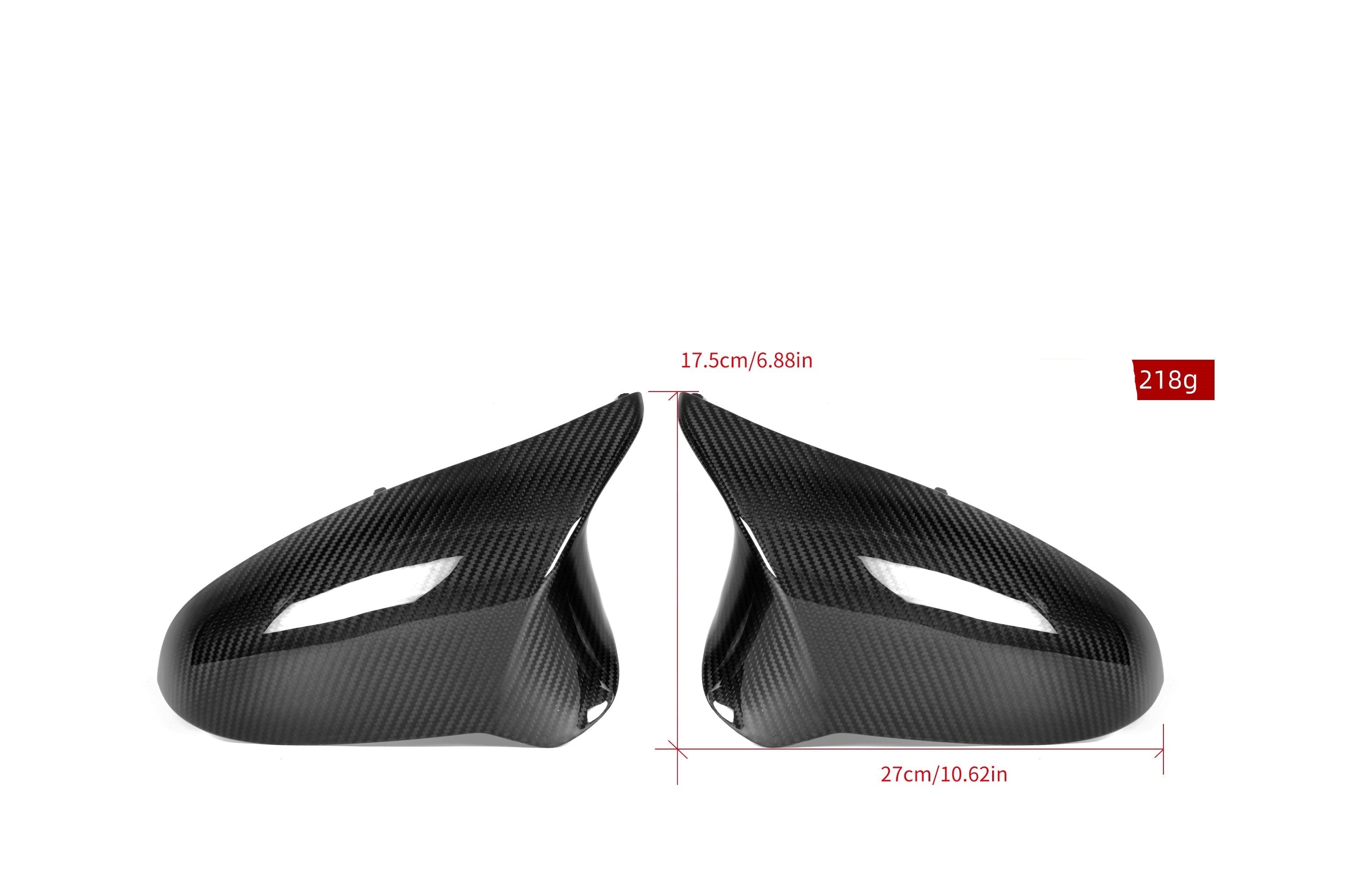 BMW M2C M2CS F87 2019 2020 2021 LHD & RHD (Left & Right Hand Drive) with Aftermarket Parts - OE Style Replacement Mirror Caps Pre-preg Carbon Fiber from Aero Republic