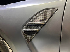 BMW M3 M3C M3CS G80 G81 2021 2022 2023 2024 & M4 M4C M4CS G82 G83 2021 2022 2023 2024 with Aftermarket Parts - MP Style Fender Trim Pre-preg Carbon Fiber from Aero Republic