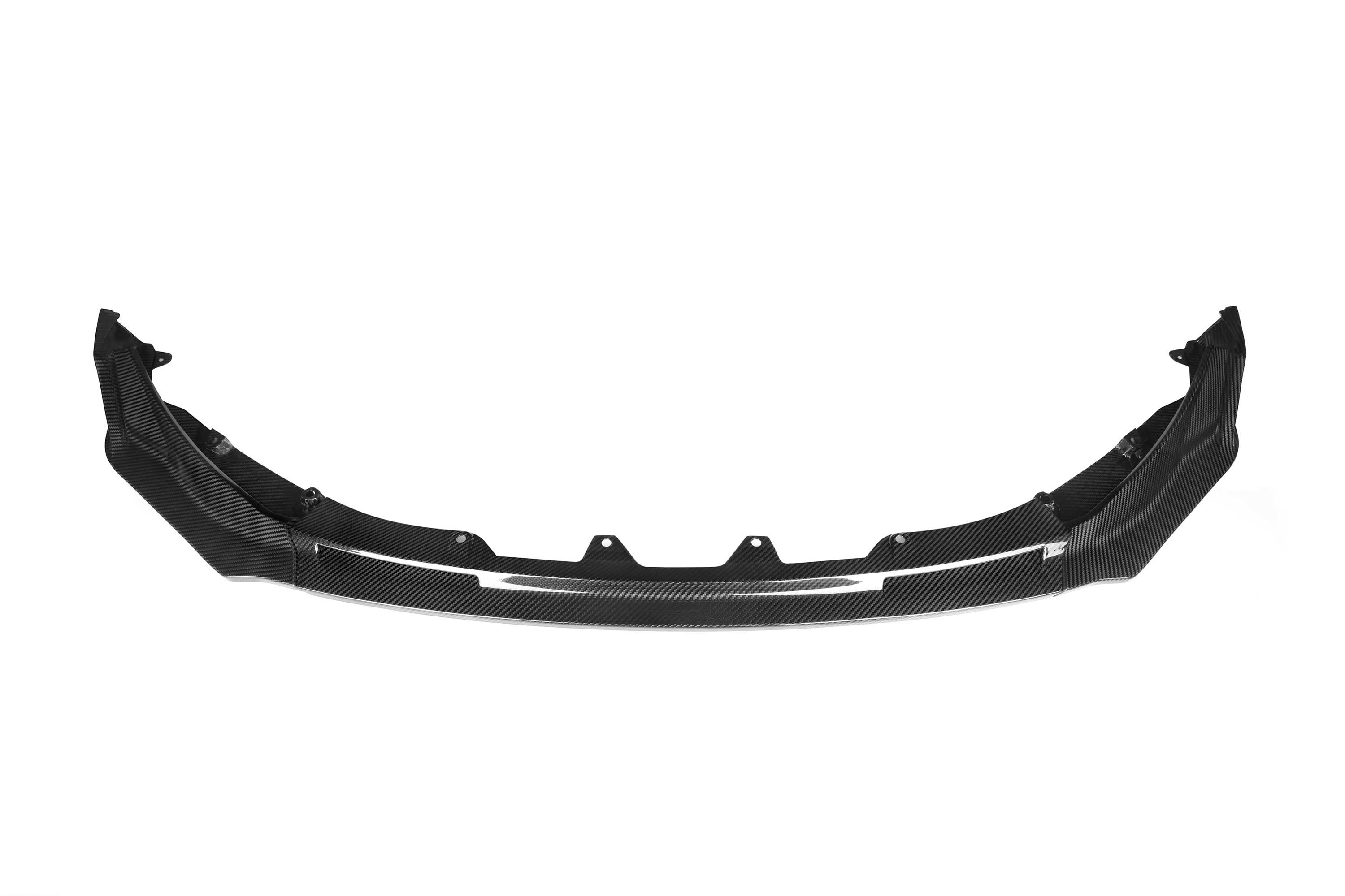 BMW M3 M3C M3CS G80 G81 2021 2022 2023 2024 & M4 M4C M4CS G82 G83 2021 2022 2023 2024 with Aftermarket Parts - V Style Front Lip Pre-preg Carbon Fiber from Aero Republic