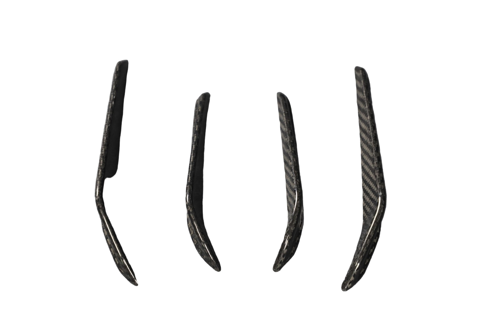 BMW M3 M3C M3CS G80 G81 2021-ON & M4 M4C M4CS M4CSL G82 G83 2021-ON with Aftermarket Parts - V1 Front Bumper Canards Dry Pre-preg Carbon Fiber from Aero Republic