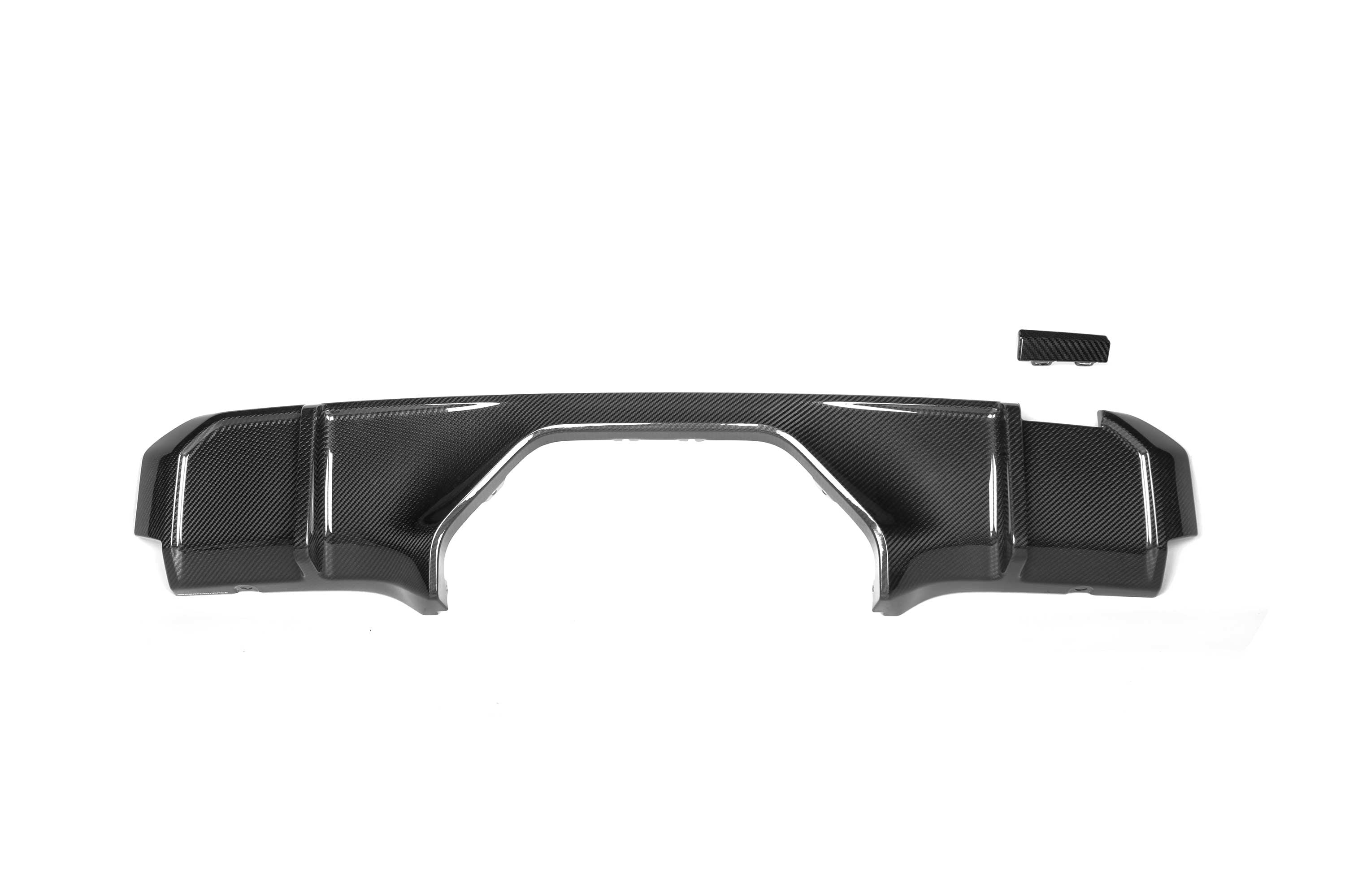 BMW M3 M3C M3CS G80 G81 2021-ON & M4 M4C M4CS M4CSL G82 G83 2021-ON with Aftermarket Parts - MP Style / Quad Center Exist Rear Diffuser & Center Diffuser Plate & Exhaust Hanger & Diffuser Bracket Carbon Fiber / Titanium from Aero Republic & SOOQOO USA