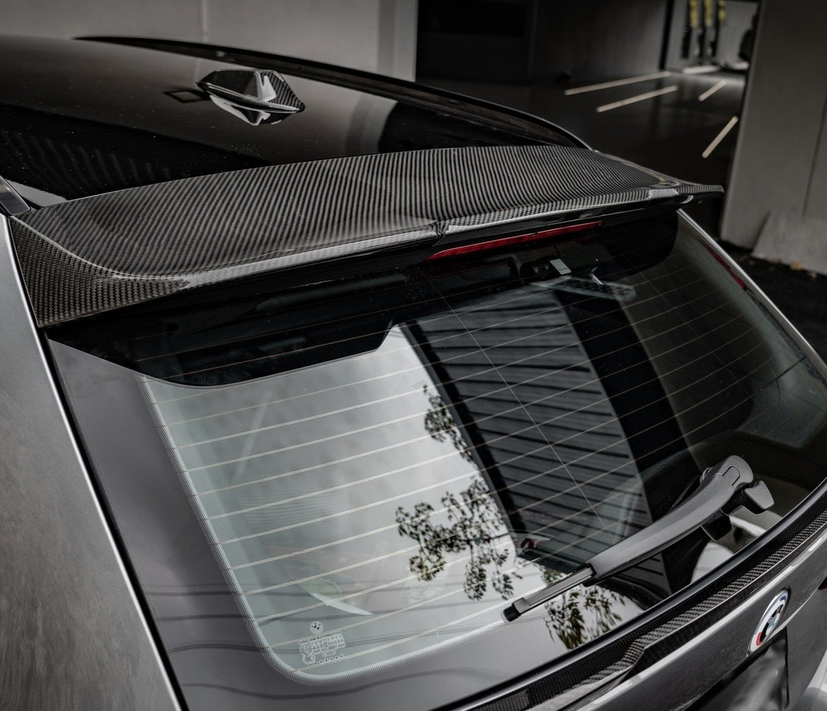 M3 M3C M3CS G81 2021 2022 2023 2024 with Aftermarket Parts - M Style Rear Roof Spoiler Pre-preg Carbon?from Aero Republic