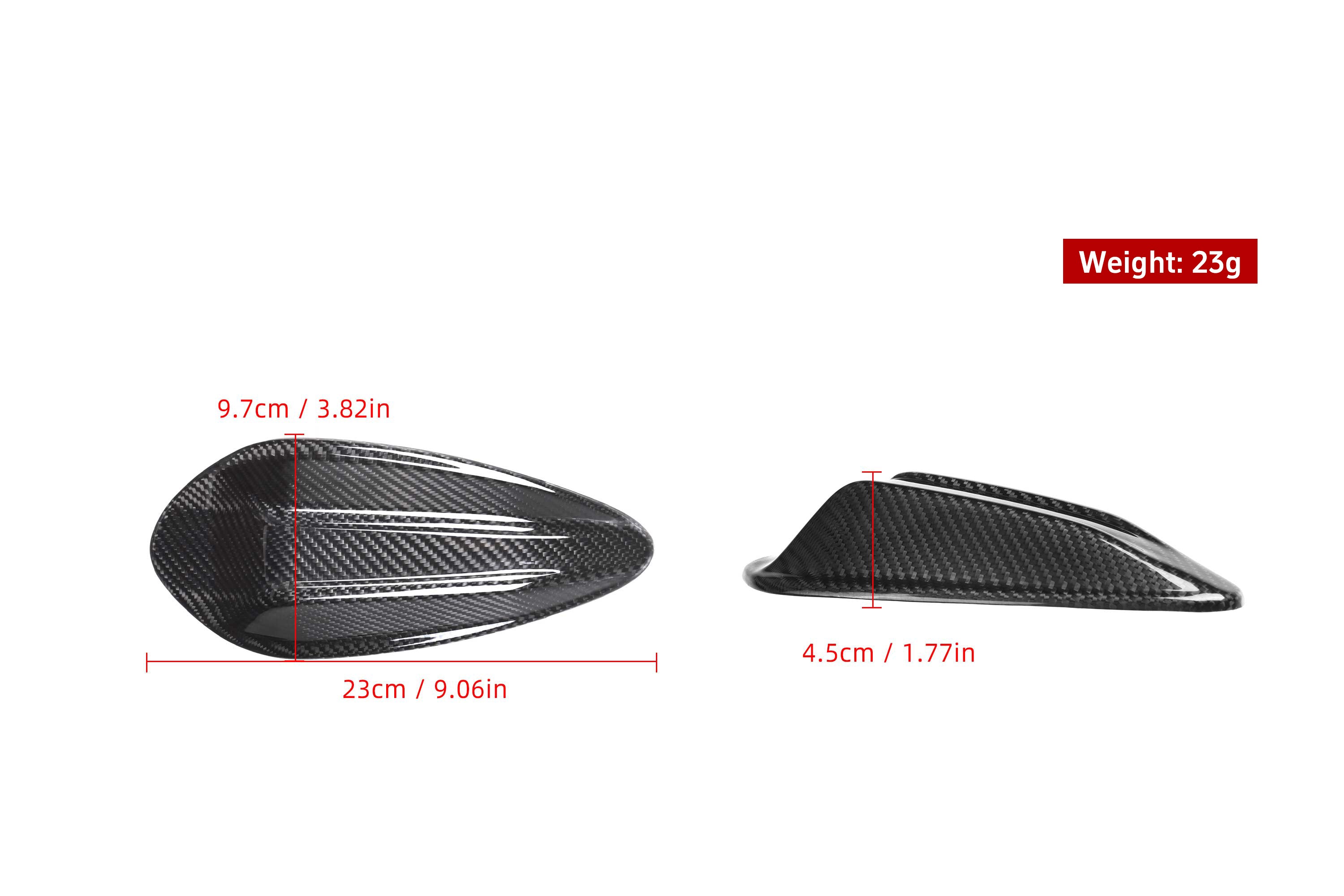 BMW M2 M2C M2CS G87 2023-ON & 2 Series M240 230 G42 2022-ON with Aftermarket Parts - OE Style Antenna Trim Cover Carbon Fiber from Aero Republic