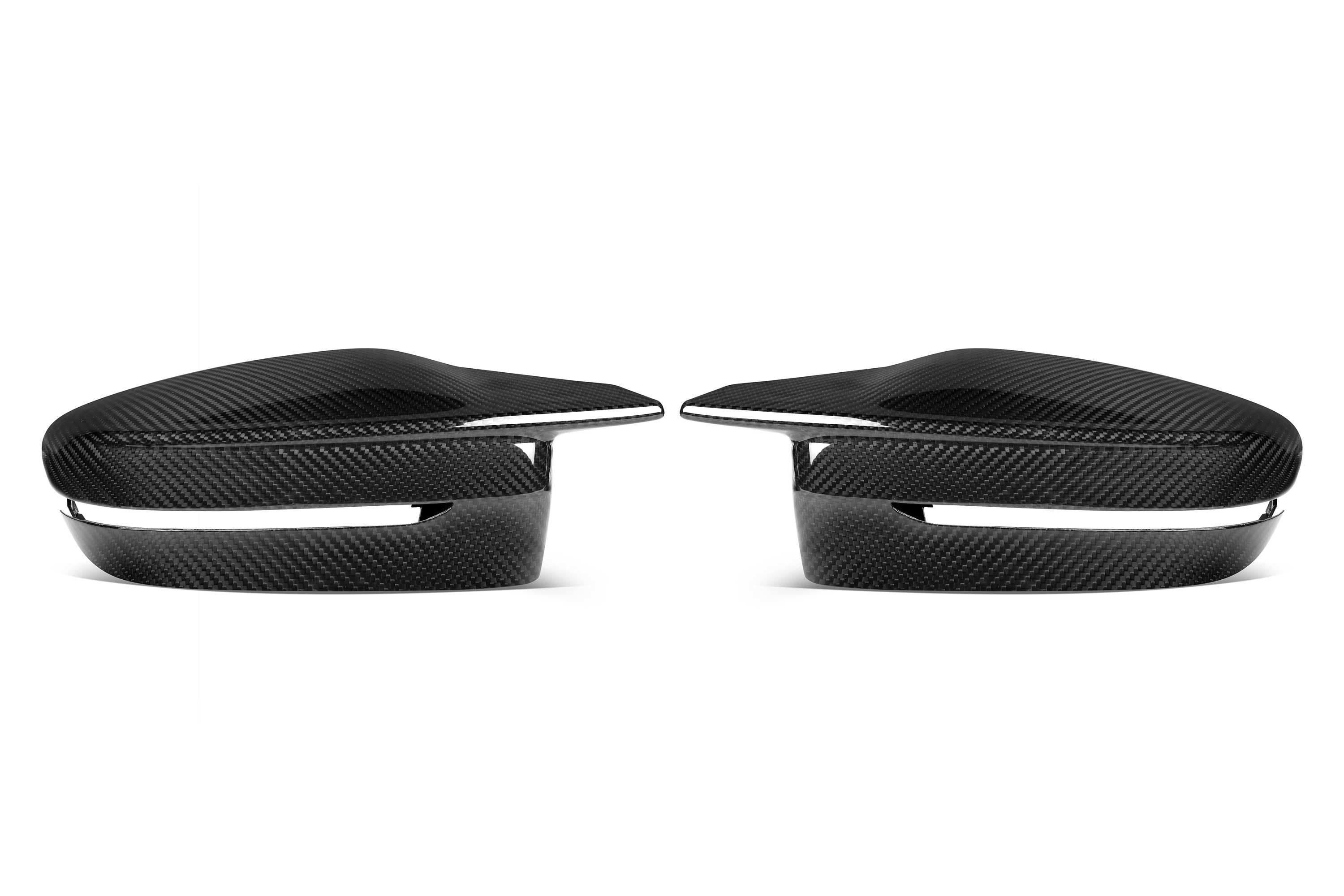 BMW M3 M4 G80 G81 G82 G83 2021-ON LHD (Left Hand Drive Only) with Aftermarket Parts - OE Style Replacement Mirror Caps Pre-preg Carbon Fiber from Aero Republic