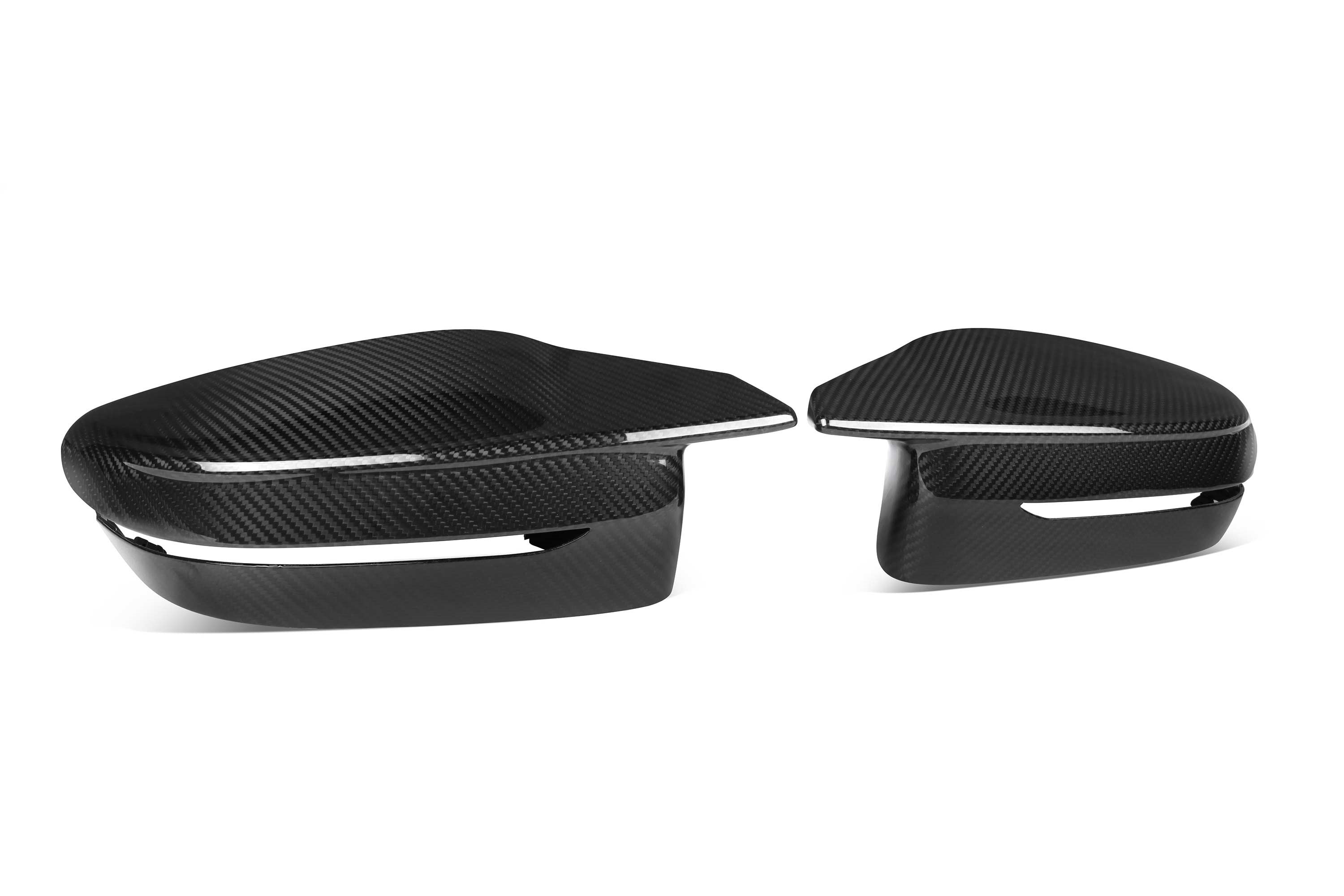 BMW M3 M4 G80 G81 G82 G83 2021-ON RHD (Right Hand Drive Only) with Aftermarket Parts - OE Style Replacement Mirror Caps Pre-preg Carbon Fiber from Aero Republic