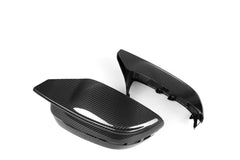 BMW M3 M4 G80 G81 G82 G83 2021-ON RHD (Right Hand Drive Only) with Aftermarket Parts - OE Style Replacement Mirror Caps Pre-preg Carbon Fiber from Aero Republic