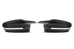 BMW M3 M4 G80 G81 G82 G83 2021-ON RHD (Right Hand Drive Only) with Aftermarket Parts - OE Style Replacement Mirror Caps Pre-preg Carbon Fiber from Aero Republic