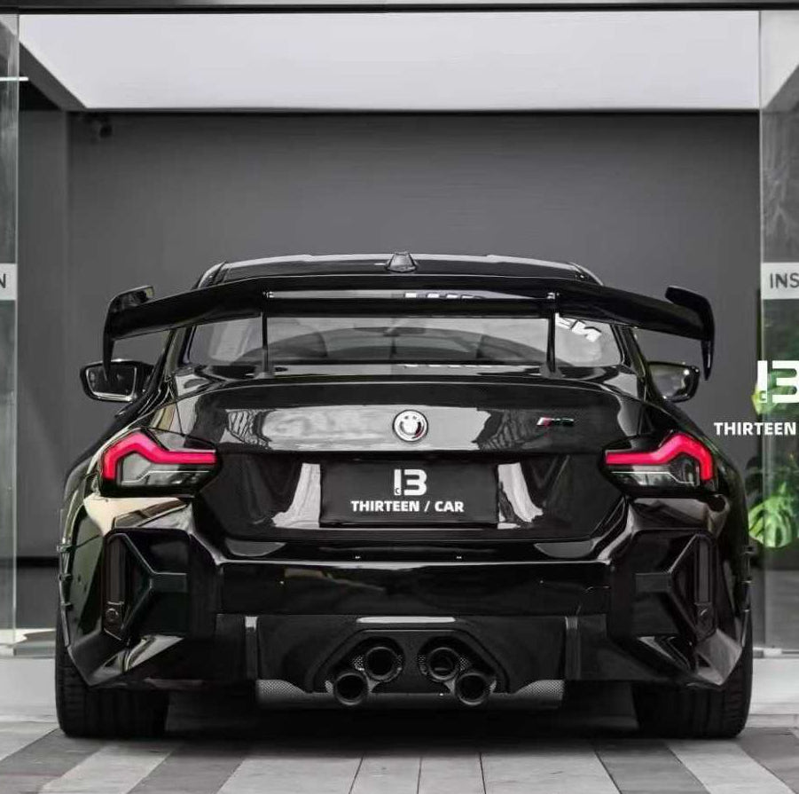 BMW M2 / M2C G87 2023-ON & 2 Series M240 230 G42 2022-ON with Aftermarket Parts - ADR Style Rear Wing Dry Pre-preg Carbon Fiber from Aero Republic