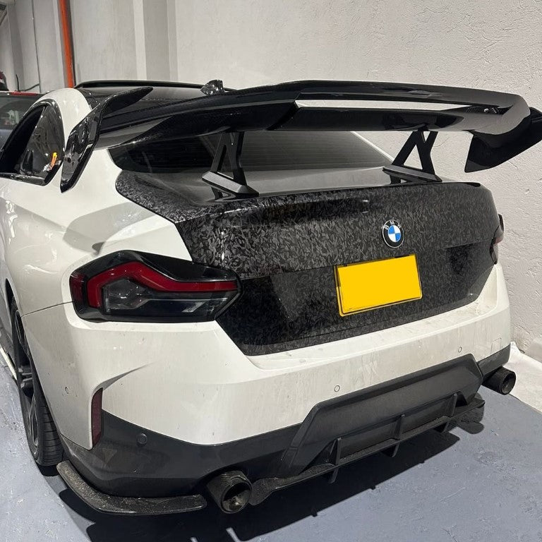 BMW M2 / M2C G87 2023-ON & 2 Series M240 230 G42 2022-ON with Aftermarket Parts - ADR Style Rear Wing Dry Pre-preg Carbon Fiber from Aero Republic