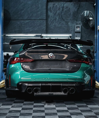 BMW M4 G82 2021-ON & 4 Series G22 430i M440i 2020-ON with Aftermarket Parts - CSL Style Trunk Dry Pre-preg Carbon Fiber from Aero Republic