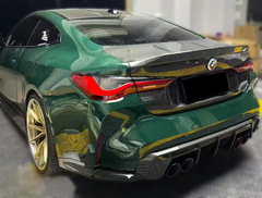 BMW M4 G82 2021-ON & 4 Series G22 430i M440i 2020-ON with Aftermarket Parts - CSL Style Trunk Dry Pre-preg Carbon Fiber from Aero Republic