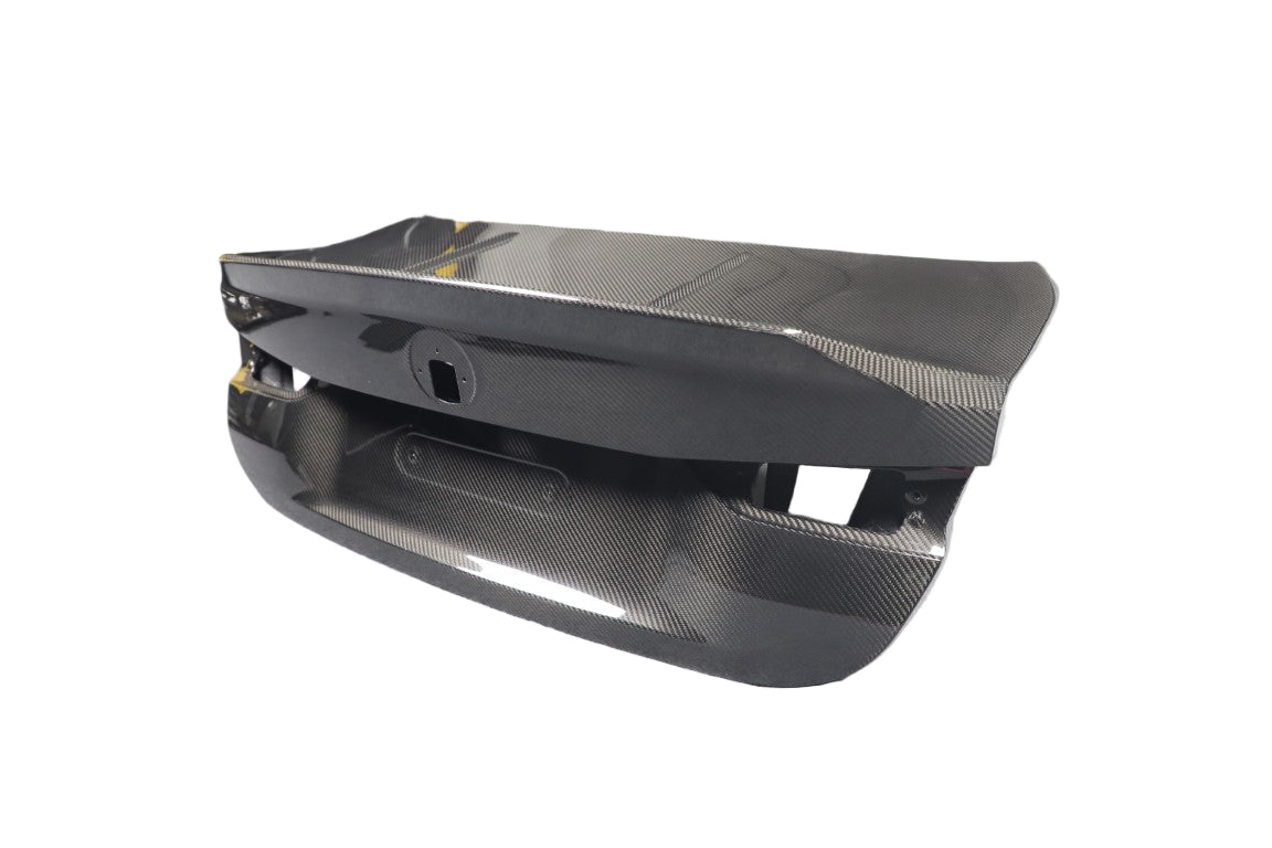 BMW M4 G82 2021-ON & 4 Series G22 430i M440i 2020-ON with Aftermarket Parts - CSL Style Trunk Dry Pre-preg Carbon Fiber from Aero Republic