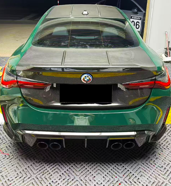 BMW M4 G82 2021-ON & 4 Series G22 430i M440i 2020-ON with Aftermarket Parts - CSL Style Trunk Dry Pre-preg Carbon Fiber from Aero Republic