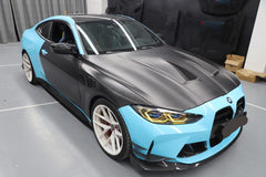 BMW M4 / M4C / M4CS G82 G83 2021-ON with Aftermarket Parts - Front Fenders Dry Pre-preg Carbon Fiber from Aero Republic